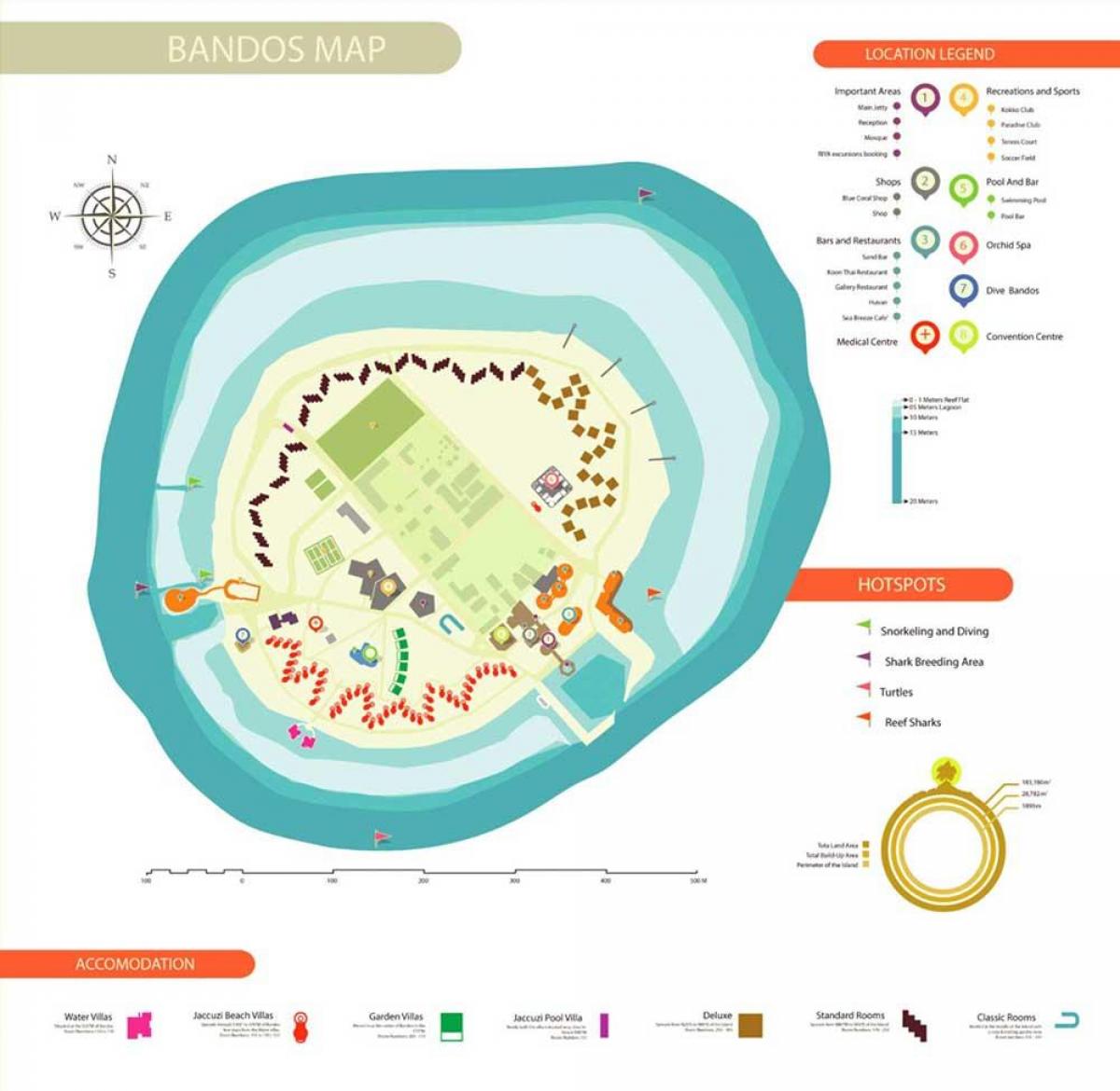 mapa bandos maldives
