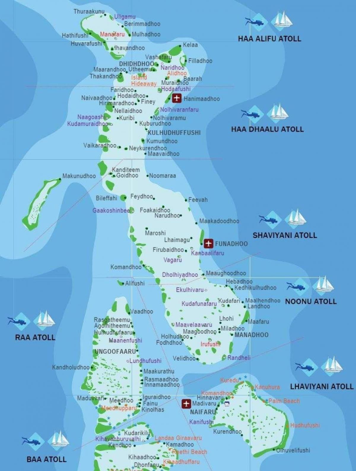 mapa kani maldives 