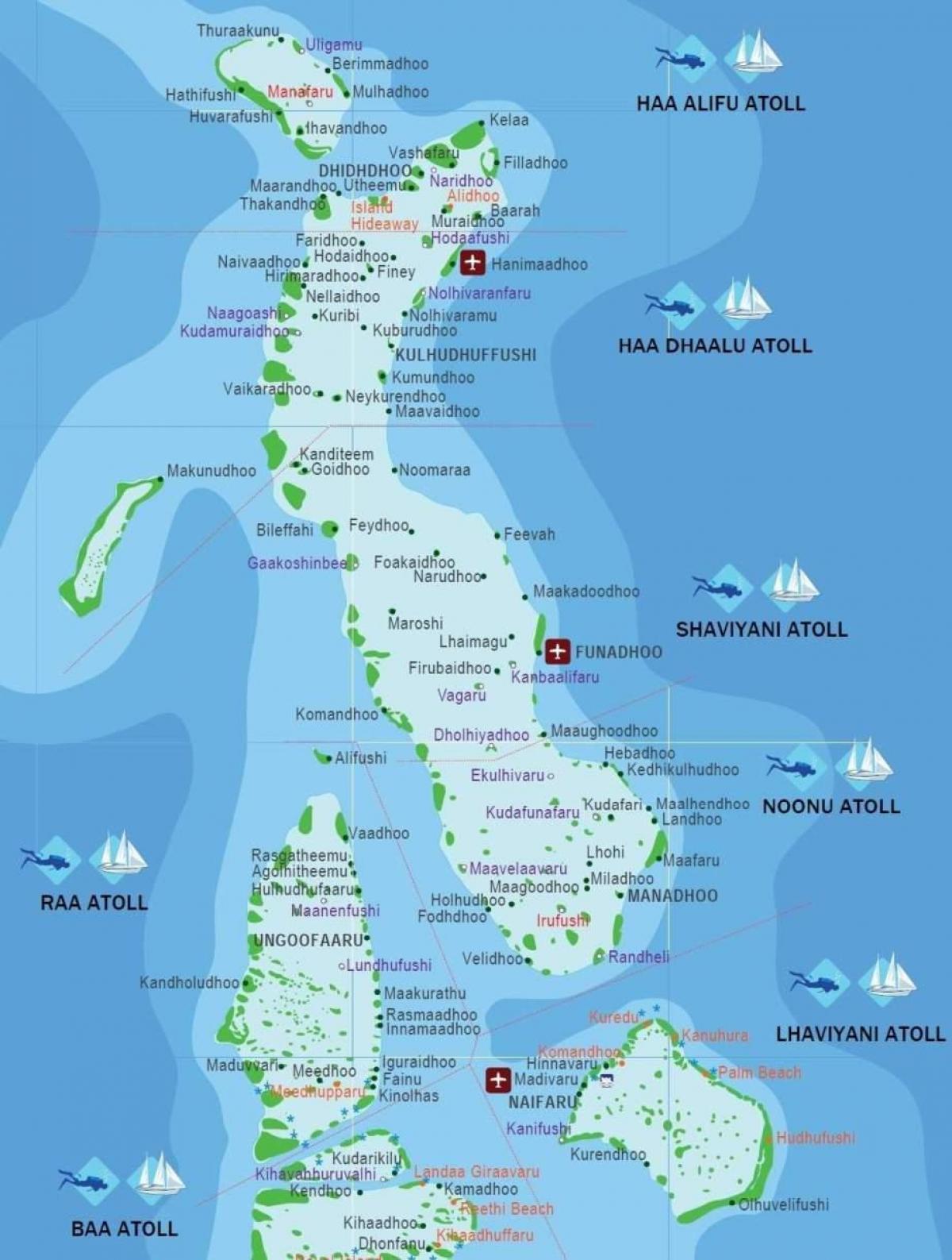 osoa mapa maldives