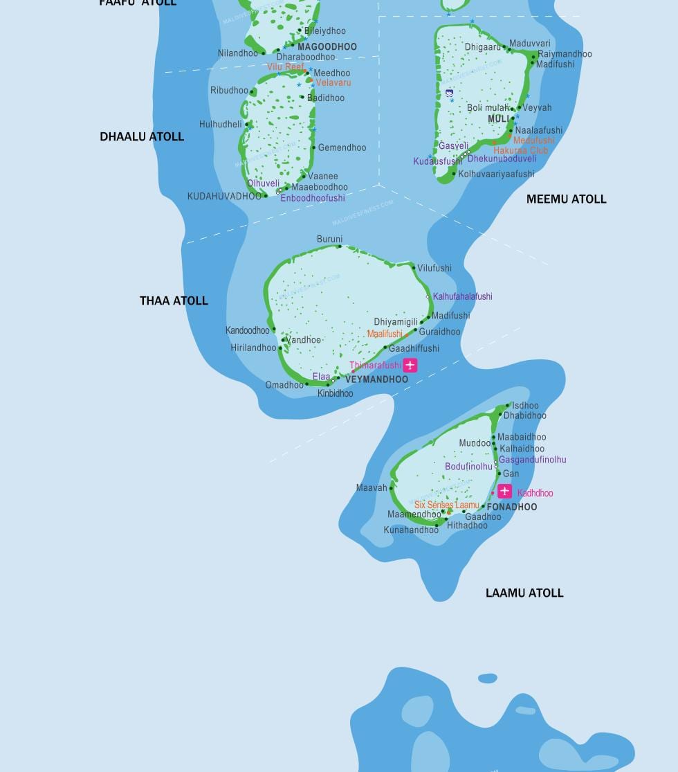 mapa kandooma maldives
