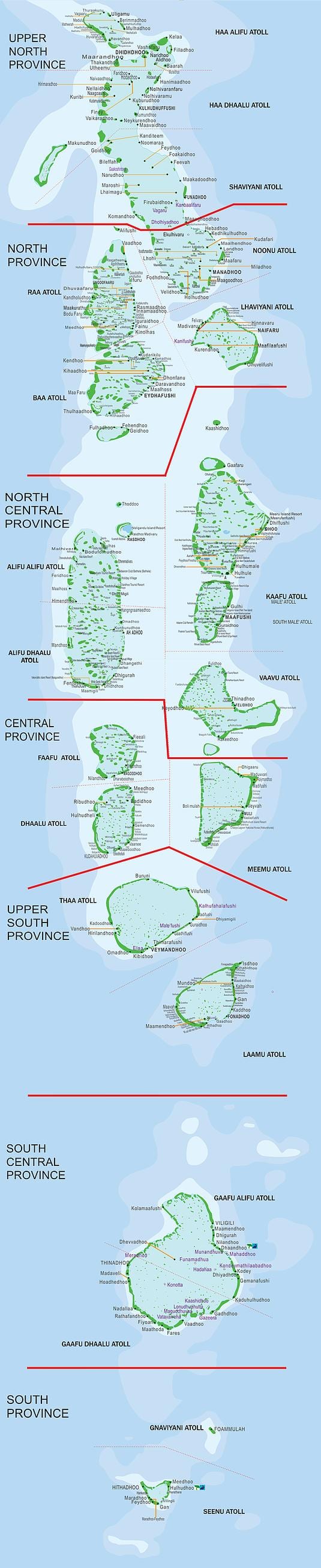 mapa maldives ferry