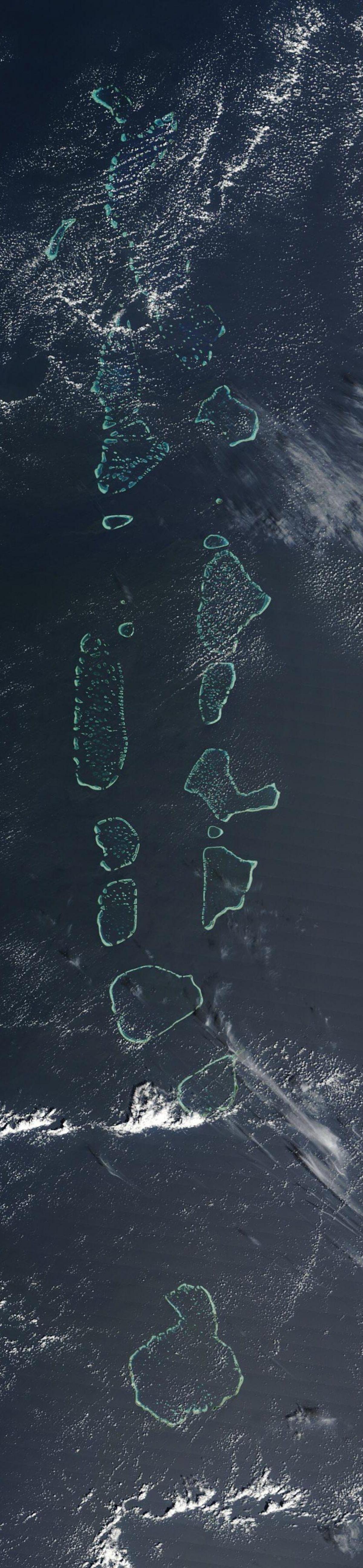 mapa satelite maldives