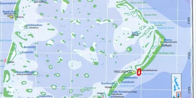 Mapa ipar gizonezkoa atoll maldives