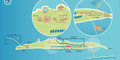 Lux maldives resort mapa